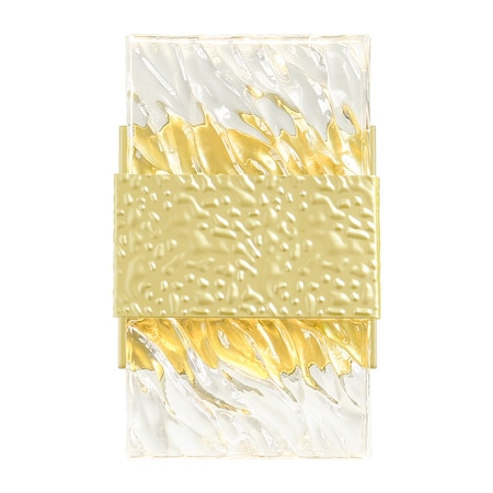 Cwi Lighting Carolina LED Wall Sconce With Gold Leaf Finish 1090W5-1-620